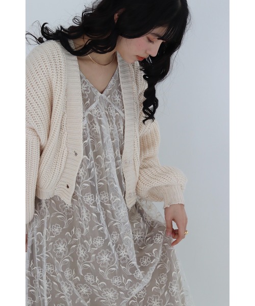 muguet（ミュゲ）の「sheer flower onepiece（ワンピース）」 - WEAR