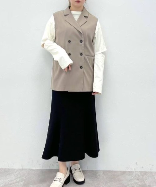 FOREVER 21(フォーエバー トゥエンティーワン)の「【FEMININE】美ラインマーメイドスカート(スカート・レディース・ベージュ/ブラック/ホワイト・SMALL/MEDIUM)」の21枚目の写真