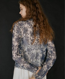 idem | idem original sheer mellow tops/花柄シアートップス(Tシャツ/カットソー)