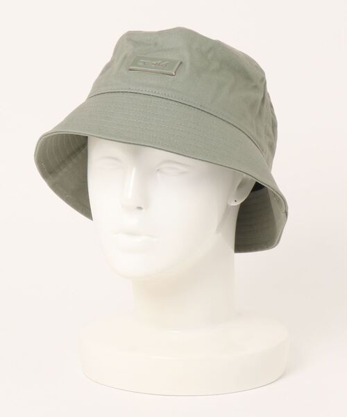 X-girl（エックスガール）の「【X-girl /エックスガール】 METAL PLATE BUCKET HAT（ハット・レディース・ブラック/オリーブ/ライトパープル・FREE）」の2枚目の写真
