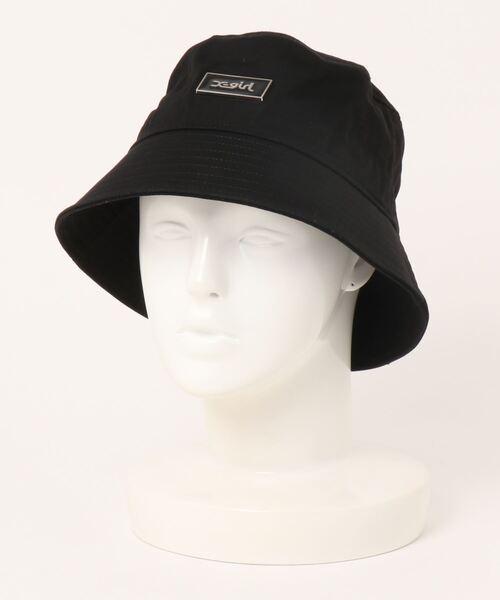X-girl（エックスガール）の「【X-girl /エックスガール】 METAL PLATE BUCKET HAT（ハット・レディース・ブラック/オリーブ/ライトパープル・FREE）」の7枚目の写真