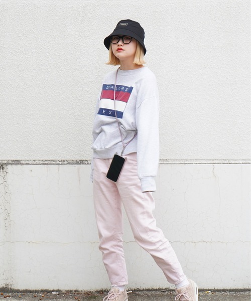 X-girl（エックスガール）の「【X-girl /エックスガール】 METAL PLATE BUCKET HAT（ハット・レディース・ブラック/オリーブ/ライトパープル・FREE）」の6枚目の写真