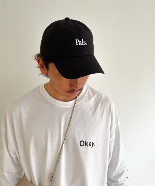 CANAL JEAN（キャナルジーン）の「choice_cnl　Pals.刺繍CAP（キャップ・レディース・ブラック・ONE SIZE）」の2枚目の写真