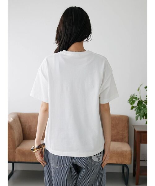 CRAFT STANDARD BOUTIQUE(クラフトスタンダードブティック)の「MAKE Tee(Tシャツ/カットソー・レディース・ホワイト/イエロー/ブラック・M/L)」の5枚目の写真