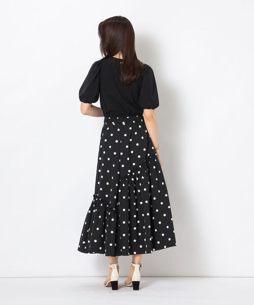 NOLLEY’S(ノーリーズ)の「◇【WEB限定】ストレッチポンチ袖タフタTシャツ(接触冷感・UVカット・マシンウォッシャブル)(Tシャツ/カットソー・レディース・ブラック/オフホワイト/ネイビー/ベージュ・FREE)」の10枚目の写真