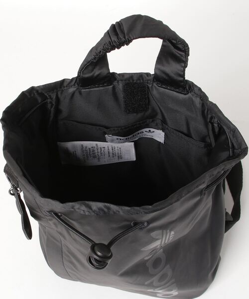 正品 adidas(アディダス) Backpack サテンミニバックパック adidas（アディダス）の「サテン ミニ バケットバックパック