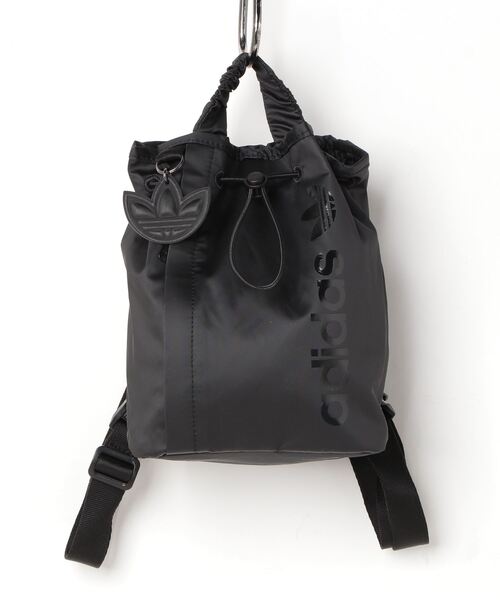 正品 adidas(アディダス) Backpack サテンミニバックパック adidas（アディダス）の「サテン ミニ バケットバックパック