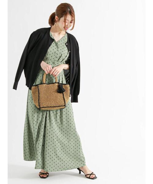 Te chichi(テチチ)の「金釦クルーネックカーディガン(カーディガン/ボレロ・レディース・ゴールド/ピンク/ホワイト/シルバー/ブルー/オフホワイト/ブラック/ブロンズ・フリ-/F)」の11枚目の写真