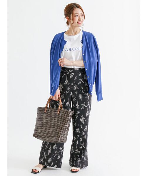 Te chichi(テチチ)の「金釦クルーネックカーディガン(カーディガン/ボレロ・レディース・ゴールド/ピンク/ホワイト/シルバー/ブルー/オフホワイト/ブラック/ブロンズ・フリ-/F)」の14枚目の写真