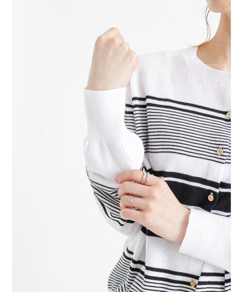 Te chichi(テチチ)の「金釦クルーネックカーディガン(カーディガン/ボレロ・レディース・ゴールド/ピンク/ホワイト/シルバー/ブルー/オフホワイト/ブラック/ブロンズ・フリ-/F)」の22枚目の写真