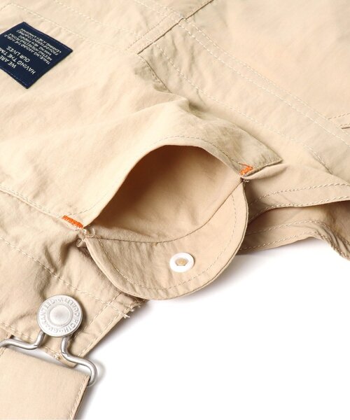 BREEZE（ブリーズ）の「ショートサロペット（サロペット/オーバーオール・キッズ・ベージュ/ブラック・100/90/80/110/120）」の17枚目の写真