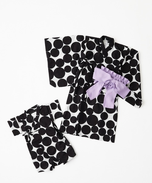 CIAOPANIC TYPY(チャオパニックティピー)の「【WEB限定】【KIDS】セパレート浴衣(浴衣・キッズ・ブラック/ネイビー・L/XL/S/M)」の7枚目の写真