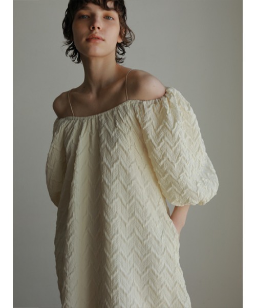 AMAIL（アマイル）の「Deco volume maxi dress（ワンピース