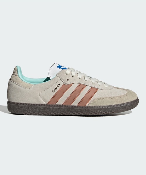 adidas（アディダス）の「アディダス オリジナルス サンバ / adidas Originals Samba / アディダスオリジナルス adidas Originals（スニーカー・メンズ・グリーン/ベージュ・26.5cm/27.0cm/27.5cm/28.0cm/28.5cm/29.0cm/25.0cm/25.5cm/26.0cm/22.5cm/23.0cm/23.5cm/24.0cm/24.5cm/22.0cm）」の4枚目の写真
