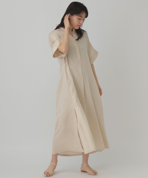 Chaos（カオス）の「Chaos(カオス)/プレミールラチネワンピース（ワンピース・レディース・ベージュ/ブラック・FREE）」の12枚目の写真