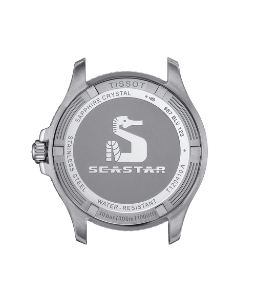 TISSOT（ティソ）の「[ティソ] TISSOT シースター 1000 40MM ブルー文字盤 ブレスレット T1204101104100（アナログ腕時計・メンズ・ブルー・ONE SIZE）」の2枚目の写真