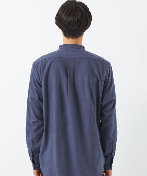 green label relaxing（グリーンレーベルリラクシング）の「【WEB限定】JUSTFIT ビエラ バンドカラー シャツ（シャツ/ブラウス・メンズ・ライトブルー/ライトグレー/ネイビー・L/M/S/XL）」の12枚目の写真