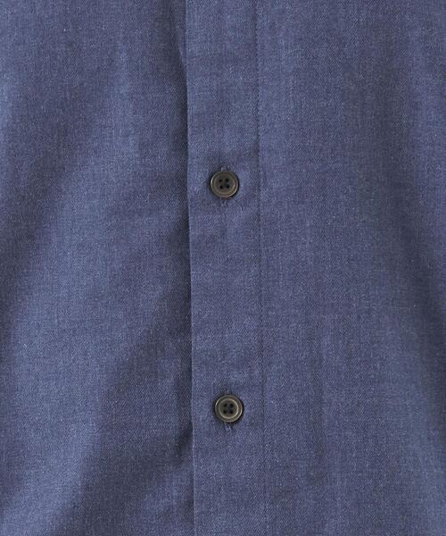 green label relaxing（グリーンレーベルリラクシング）の「【WEB限定】JUSTFIT ビエラ バンドカラー シャツ（シャツ/ブラウス・メンズ・ライトブルー/ライトグレー/ネイビー・L/M/S/XL）」の16枚目の写真