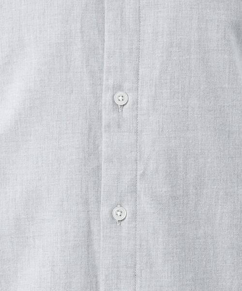 green label relaxing（グリーンレーベルリラクシング）の「【WEB限定】JUSTFIT ビエラ バンドカラー シャツ（シャツ/ブラウス・メンズ・ライトブルー/ライトグレー/ネイビー・L/M/S/XL）」の4枚目の写真