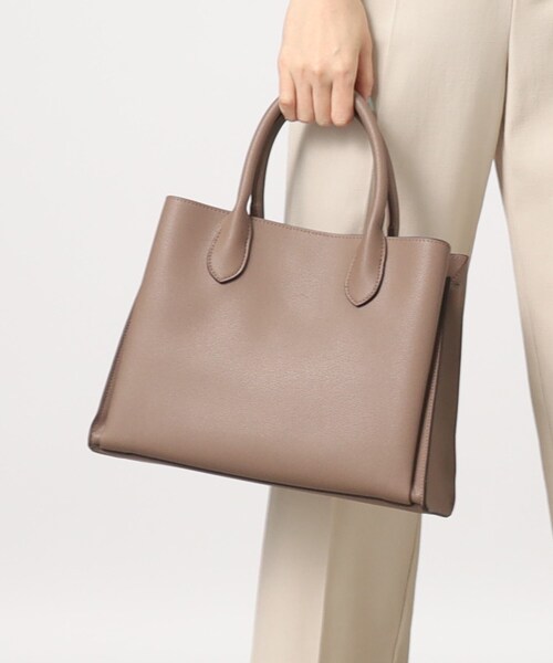 grove(グローブ)の「◆人間工学中仕切り2WAYトート(トートバッグ・レディース・ライトグレー/グレー/ブラック/ブルー/ベージュ系7/ピンク系9/ライトブルー・00)」の4枚目の写真