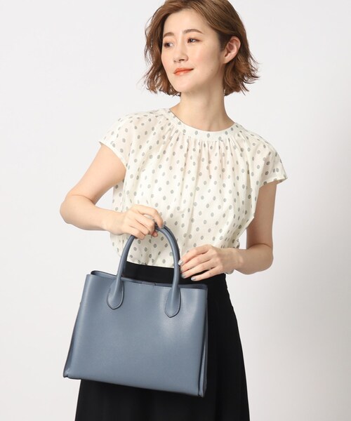 grove(グローブ)の「◆人間工学中仕切り2WAYトート(トートバッグ・レディース・ライトグレー/グレー/ブラック/ブルー/ベージュ系7/ピンク系9/ライトブルー・00)」の21枚目の写真