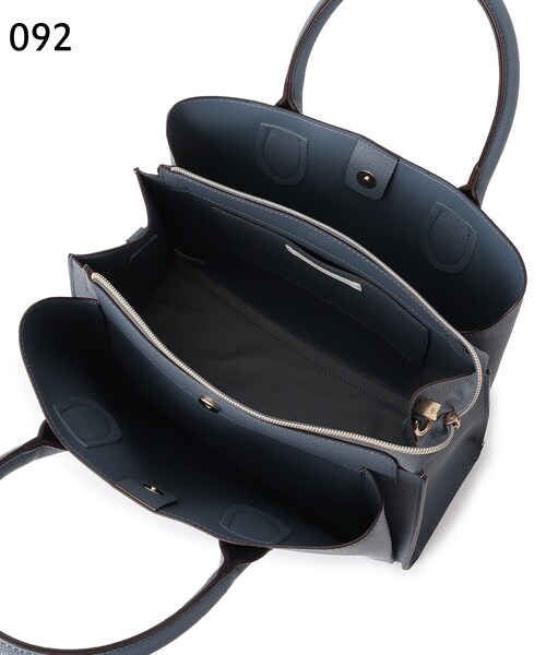 grove(グローブ)の「◆人間工学中仕切り2WAYトート(トートバッグ・レディース・ライトグレー/グレー/ブラック/ブルー/ベージュ系7/ピンク系9/ライトブルー・00)」の15枚目の写真