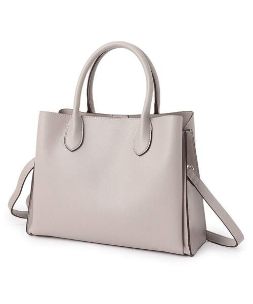 grove(グローブ)の「◆人間工学中仕切り2WAYトート(トートバッグ・レディース・ライトグレー/グレー/ブラック/ブルー/ベージュ系7/ピンク系9/ライトブルー・00)」の11枚目の写真