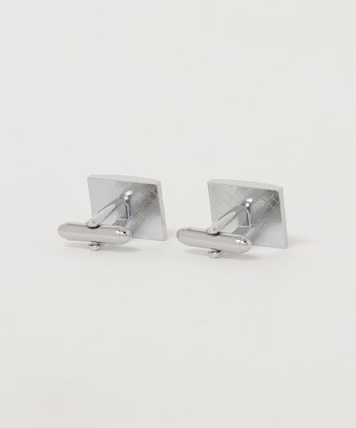 FUNALIVE（ファンアライブ）の「K SELECT シンプル　シルバーカフス　ネクタイピンセット（ネクタイピン・メンズ・ブラック×シルバー・FREE）」の9枚目の写真