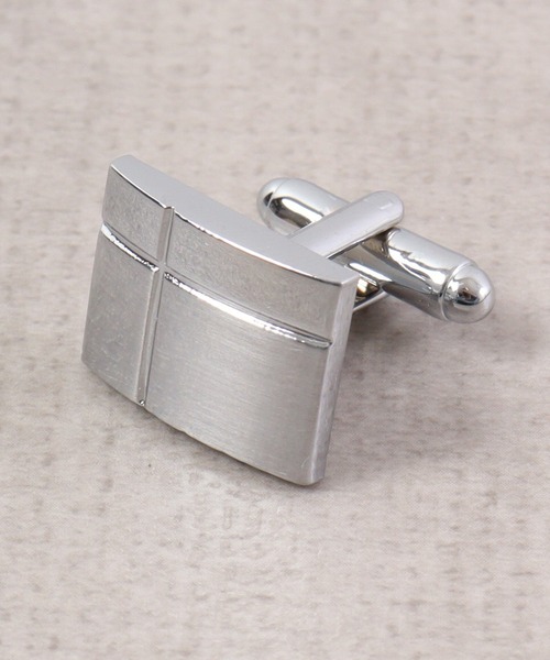 FUNALIVE（ファンアライブ）の「K SELECT シンプル　シルバーカフス　ネクタイピンセット（ネクタイピン・メンズ・ブラック×シルバー・FREE）」の8枚目の写真