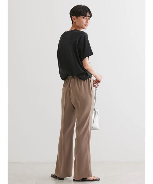 AMERICAN HOLIC（アメリカンホリック）の「美・美・美細見えフレアパンツ（その他パンツ・レディース・モカ/ブラック・XS/S/L/M）」の6枚目の写真