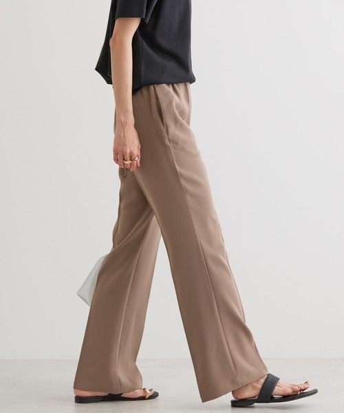 AMERICAN HOLIC（アメリカンホリック）の「美・美・美細見えフレアパンツ（その他パンツ・レディース・モカ/ブラック・XS/S/L/M）」の2枚目の写真