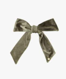 Chapeau d' O | Chapeau d' O  Velour Ribbon D.Clip / シャポードオー(バレッタ/ヘアクリップ)
