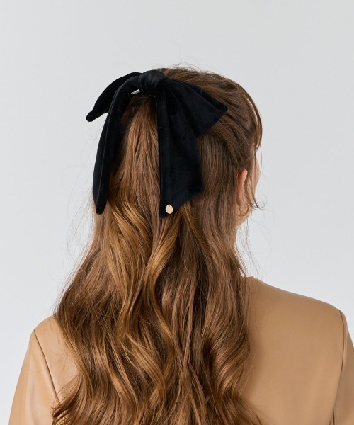 ヘアアクセサリー Chapeau d' O Velour Ribbon D.Clip セール】Chapeau d' O Velour Ribbon D.Clip / シャポードオー