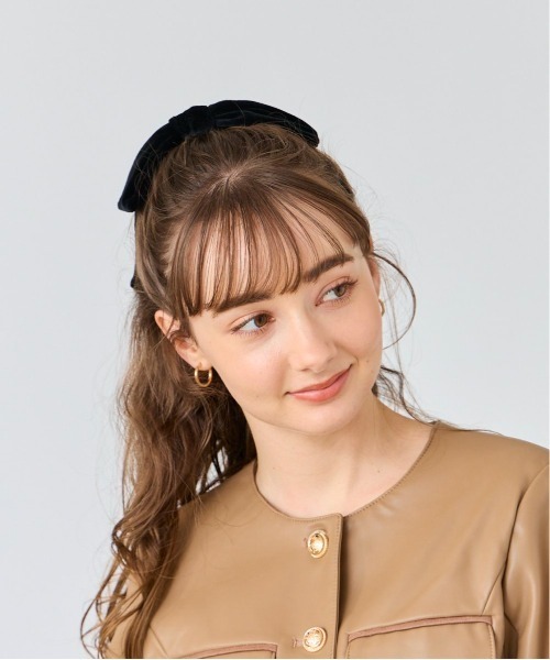 ヘアアクセサリー Chapeau d' O Velour Ribbon D.Clip OVERRIDE｜Chapeau d' O Velour Ribbon D.Clip | Rakuten