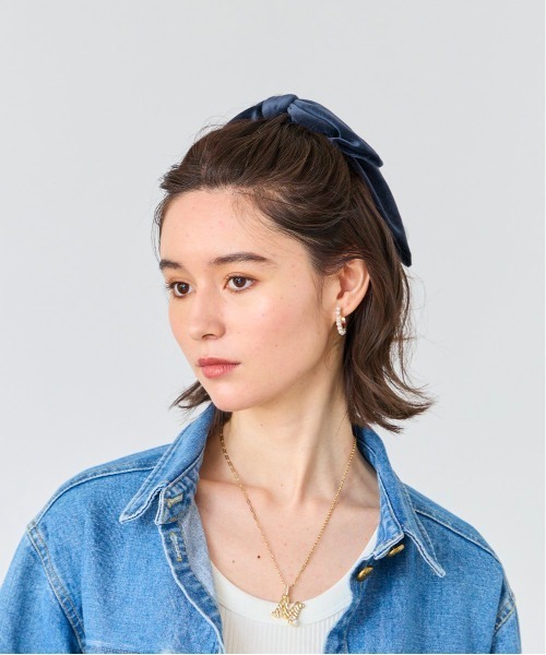 ヘアアクセサリー Chapeau d' O Velour Ribbon D.Clip Chapeau d' O ヘアクリップ Velour Ribbon D.Clip