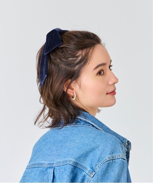 ヘアアクセサリー Chapeau d' O Velour Ribbon D.Clip セール】Chapeau d' O Velour Ribbon D.Clip / シャポードオー