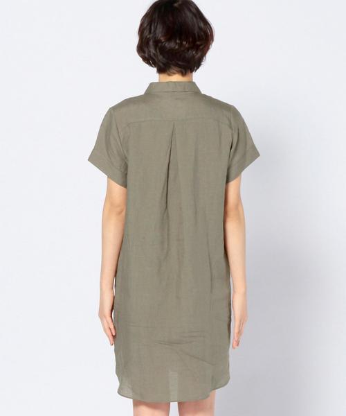 Another Edition(アナザーエディション)の「リネンレースアップチュニック/AEBC LI LACEUP TUNIC◆(ワンピース・レディース・ホワイト/オリーブ/ネイビー・フリー)」の9枚目の写真