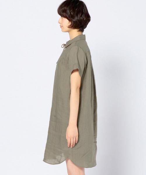 Another Edition(アナザーエディション)の「リネンレースアップチュニック/AEBC LI LACEUP TUNIC◆(ワンピース・レディース・ホワイト/オリーブ/ネイビー・フリー)」の15枚目の写真
