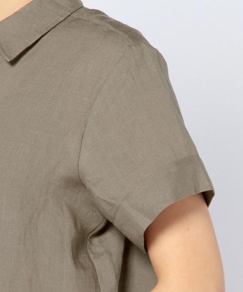 Another Edition(アナザーエディション)の「リネンレースアップチュニック/AEBC LI LACEUP TUNIC◆(ワンピース・レディース・ホワイト/オリーブ/ネイビー・フリー)」の12枚目の写真