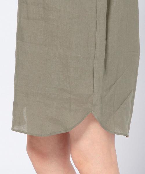 Another Edition(アナザーエディション)の「リネンレースアップチュニック/AEBC LI LACEUP TUNIC◆(ワンピース・レディース・ホワイト/オリーブ/ネイビー・フリー)」の11枚目の写真