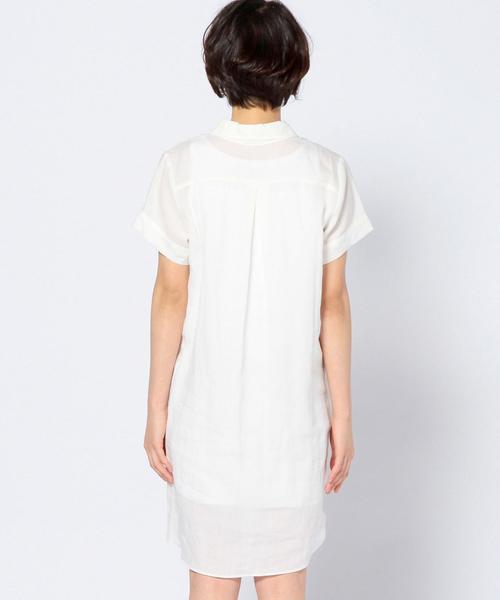 Another Edition(アナザーエディション)の「リネンレースアップチュニック/AEBC LI LACEUP TUNIC◆(ワンピース・レディース・ホワイト/オリーブ/ネイビー・フリー)」の7枚目の写真