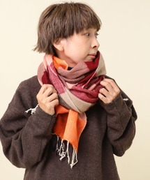 RNA-N | E4931 マルチチェックネパールストール(ストール/ショール)