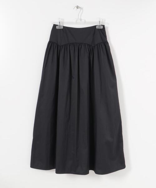 LAATO(ラート)の「GATHER FLARE SKIRT(スカート・レディース・ブラック/ブラウン・FREE)」の8枚目の写真