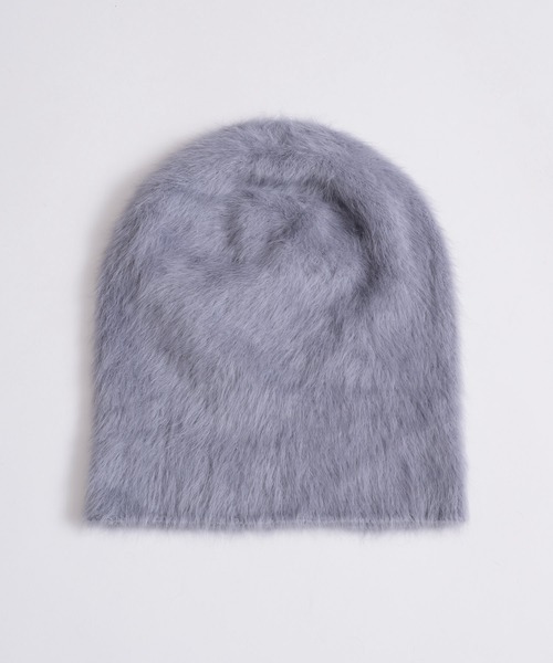 LA BELLE ETUDE（ラベルエチュード）の「アンゴラニットキャップ（ニットキャップ/ビーニー・レディース・グレー/ブラック・FREE）」の11枚目の写真