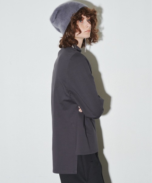 LA BELLE ETUDE（ラベルエチュード）の「アンゴラニットキャップ（ニットキャップ/ビーニー・レディース・グレー/ブラック・FREE）」の10枚目の写真