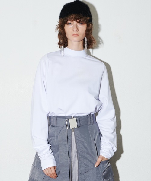 LA BELLE ETUDE（ラベルエチュード）の「アンゴラニットキャップ（ニットキャップ/ビーニー・レディース・グレー/ブラック・FREE）」の7枚目の写真