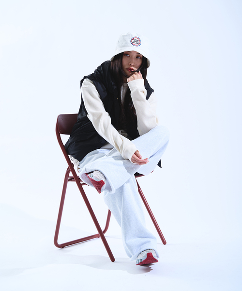 PARIS SAINT-GERMAIN（パリサンジェルマン）の「【Futura × Paris Saint-Germain】ロゴ刺しゅう バケットハット（ハット・メンズ・ブラック/ホワイト/レッド・FREE）」の7枚目の写真