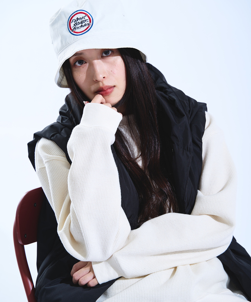 PARIS SAINT-GERMAIN（パリサンジェルマン）の「【Futura × Paris Saint-Germain】ロゴ刺しゅう バケットハット（ハット・メンズ・ブラック/ホワイト/レッド・FREE）」の11枚目の写真