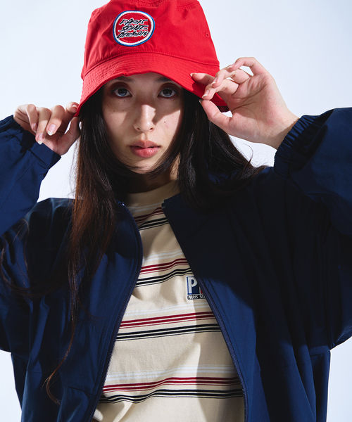 PARIS SAINT-GERMAIN（パリサンジェルマン）の「【Futura × Paris Saint-Germain】ロゴ刺しゅう バケットハット（ハット・メンズ・ブラック/ホワイト/レッド・FREE）」の16枚目の写真