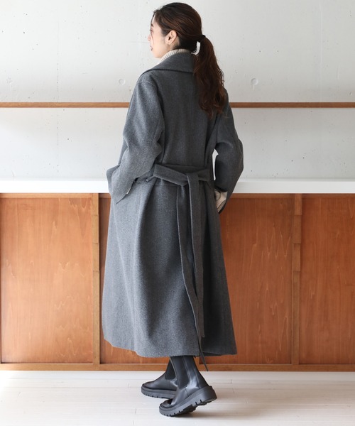 SEVEN BY SEVEN セブンバイセブン　ガウンコート　チェスターコート セール】谷まりあさん着用！SWEET掲載商品【SETUP7】ソフトリバー